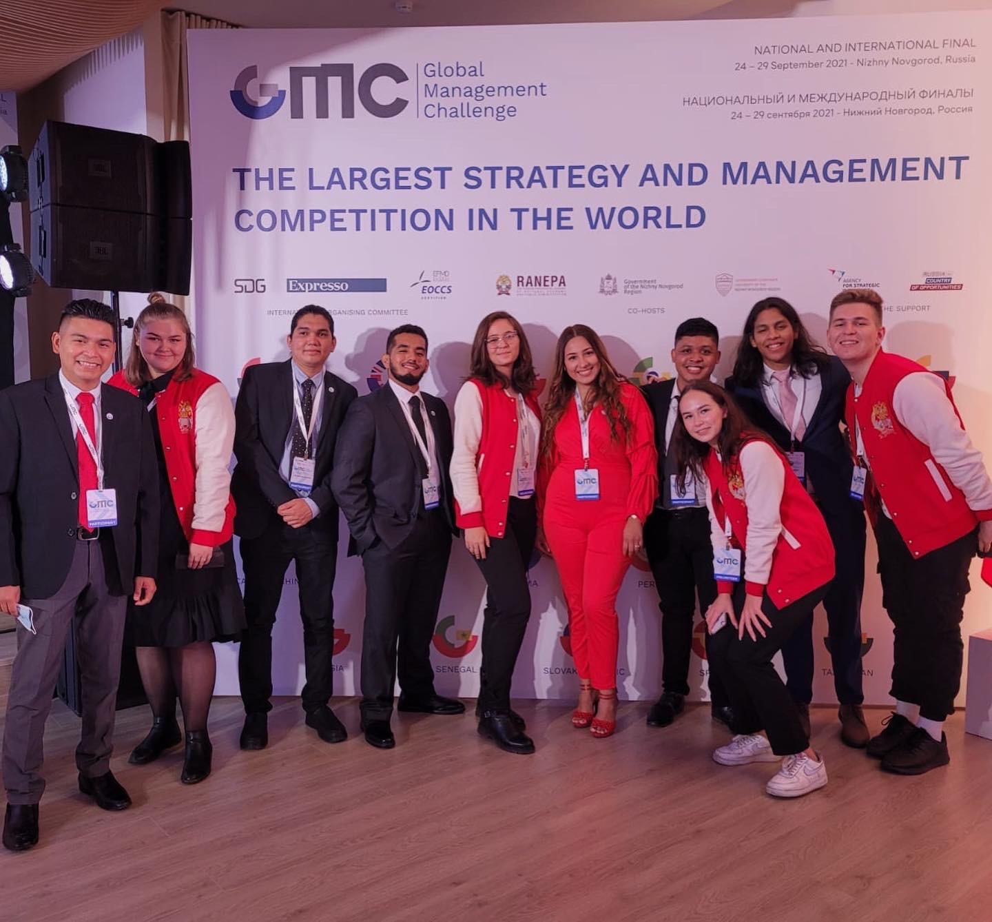 Equipo panameño del GMC 2021 en Nizhni Nóvgorod, Rusia